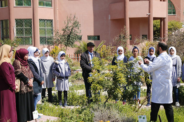 زيارة مدرسة أحمد ياسين الثانوية 