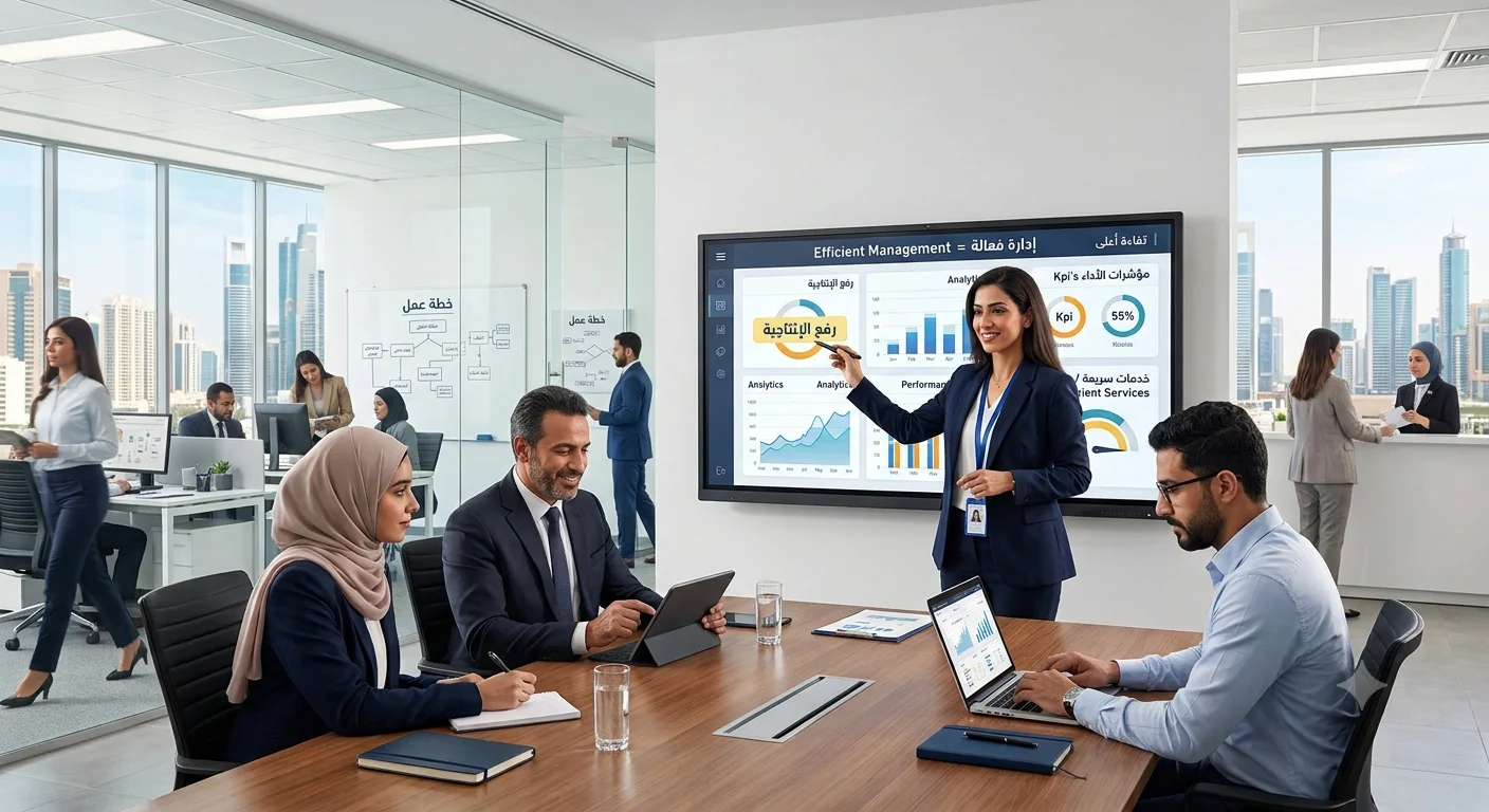 إدارة احترافية... لخدمات أكثر كفاءة.